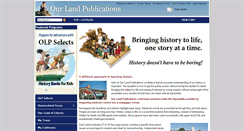 Desktop Screenshot of ourlandpublications.com